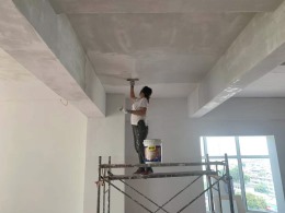 爱德尔龙发装饰~120龙庭帝景轻奢风格油工工艺展示
