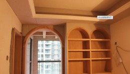 正直花园150平方美式风格装修工地实景