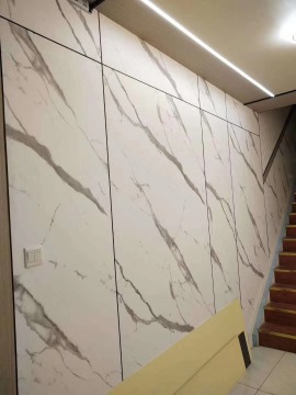 厂家直销 防水阻燃 木饰面大板 酒店宾馆KTV办公室等墙板装饰木塑饰面板